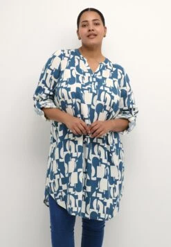 Kcmaran Weave Printed - Tuniek - Legion Blue Graphic Print
