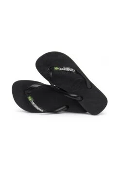 Havaianas Flip Flop Brasil Logo - Teenslippers - Black/Black -Damesmode 05fa958bc58b4511b2ae32701d16368d