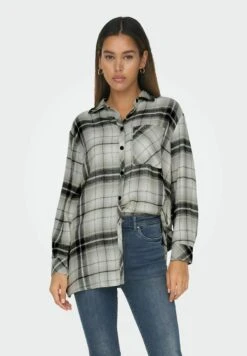 ONLY Karomuster - Overhemdblouse - Black