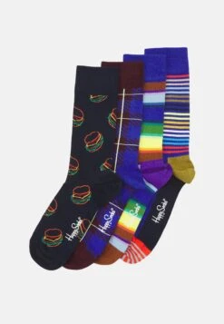 Happy Socks Unisex 4 Pack - Sokken - Multi