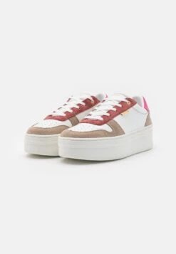 Guess Lifet - Sneakers Laag - Beige/Pink -Damesmode 22f690c84b16490d8203c272652a1f02