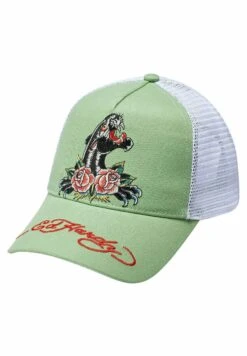 Ed Hardy Panther Rose Twill- Pet - Watercress -Damesmode 3b50b4a826aa4149b9bbf393ec1ed008