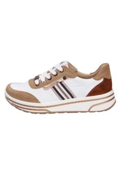 Ara Sneakers Laag - Toffee Weiss Rose Gold Cog