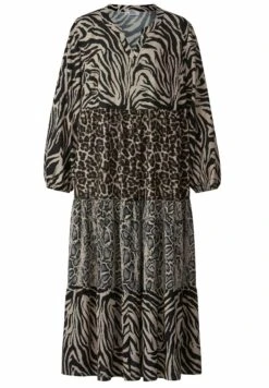 Damesmode 7 Web - Jurk - Black Beige