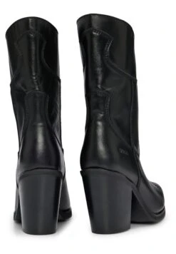 Hugo Mileyheel70-N - Cowboy-/Bikerlaarsjes - Black -Damesmode 574e952f0666455084dde4a9ef676cc8