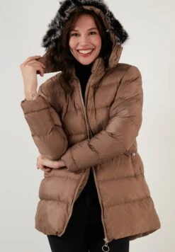 LELA Winterjas - Mink Color -Damesmode 61af38eb16e24bbba6b676a639f05662