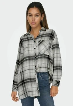 ONLY Karomuster - Overhemdblouse - Black -Damesmode 655633fe02d94512b6b8b874d466735d