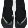 Havaianas Flip Flop Brasil Logo - Teenslippers - Black/Black