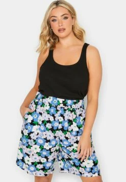 Floral - Shorts - Blue