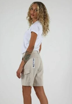 Mia- Shorts - Beige -Damesmode 8ee67713a37244cfb3c2add9f8c49f41