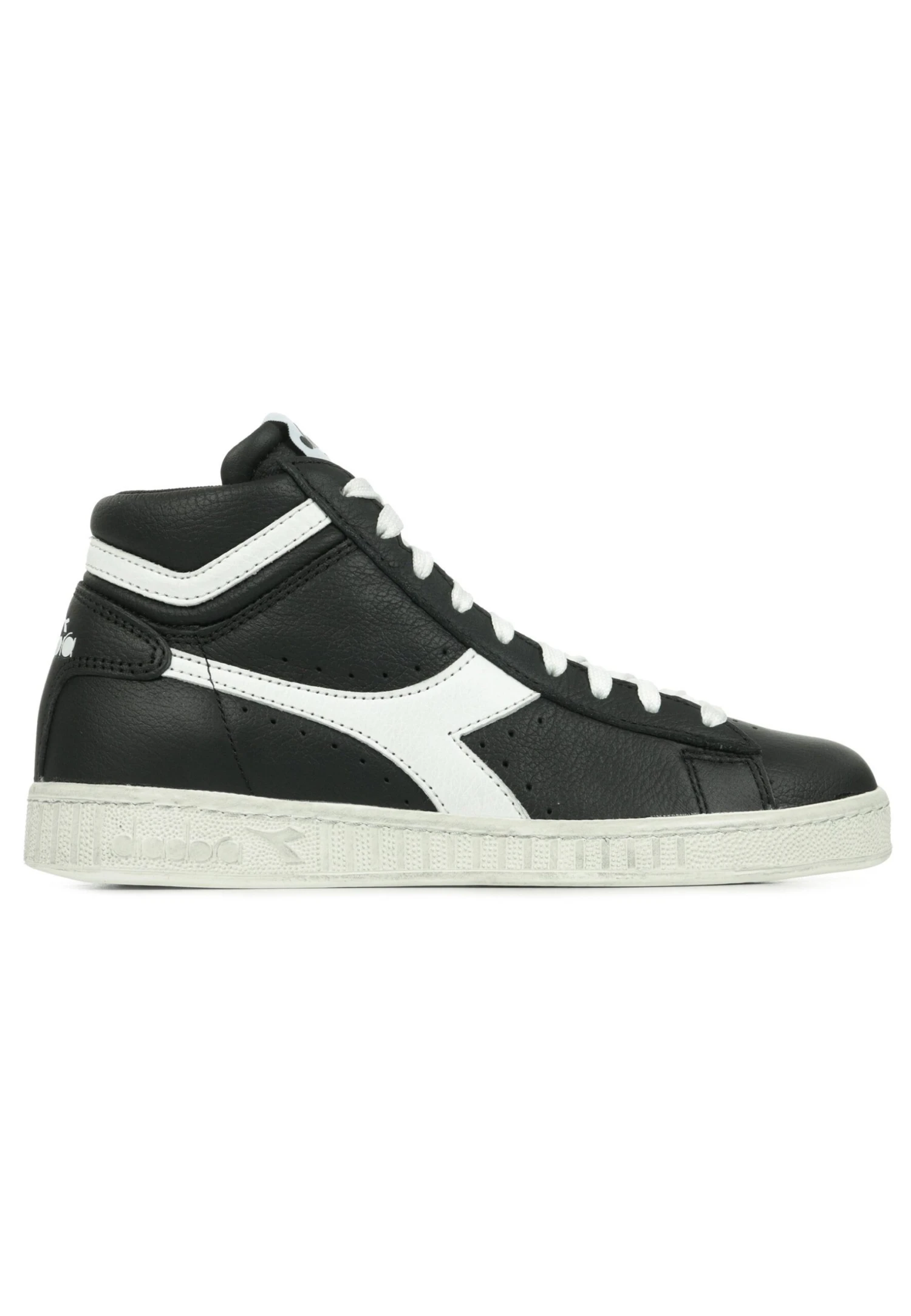Diadora Game L Waxed - Sneakers Hoog - Black/White 6 Diadora Game L Waxed - Sneakers Hoog - Black/White - Afbeelding 6