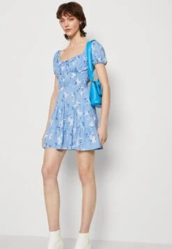 Hollister Co. Channeled Dress - Jurk - Cornflower -Damesmode 9764fa6078de411696f60e66aa6b9a40