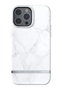 White Marble For Iphone 13 Pro Max Weiã - Telefoonhoesje - White