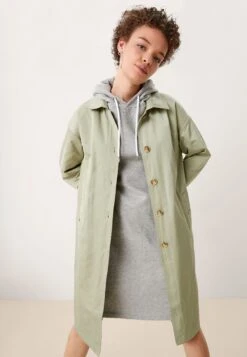 QS By S.Oliver Manteau - Trenchcoat - Light Green