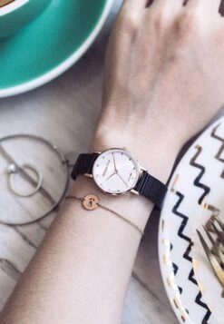 Uhr Loughton Pearl - Horloge - Schwarz Weiss