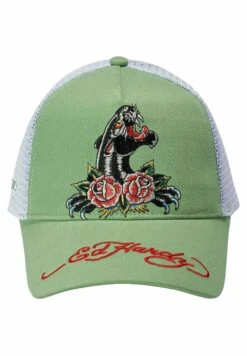Ed Hardy Panther Rose Twill- Pet - Watercress -Damesmode 9ac828c4868a4467b6c56004ba1ff434