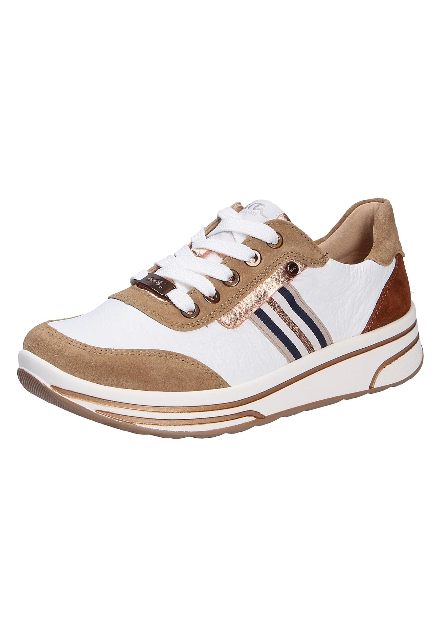 Ara Sneakers Laag - Toffee Weiss Rose Gold Cog 2 Ara Sneakers Laag - Toffee Weiss Rose Gold Cog - Afbeelding 2