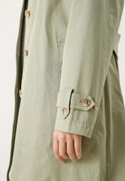 QS By S.Oliver Manteau - Trenchcoat - Light Green -Damesmode a56973ee78014fe6be20862a2a319648
