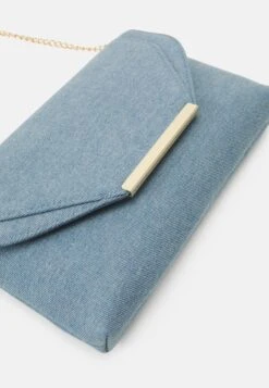 Anna Field Clutch - Light Blue -Damesmode abe9db65aee64f64bdbe244de1ecb42b