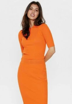 Nurippa - Kokerrok - Red/Orange -Damesmode b19c45ffc5d6450cb93f2f1fd8b18738