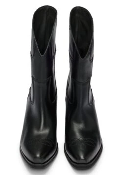 Hugo Mileyheel70-N - Cowboy-/Bikerlaarsjes - Black -Damesmode b330508613f64bfe9486b4c0bb2c6c2a