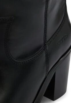 Hugo Mileyheel70-N - Cowboy-/Bikerlaarsjes - Black -Damesmode b3362bf7ce414a93a11fed9762edecd3