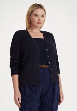 Katsaj Long Sleeve Cardigan - Vest - Lauren Navy