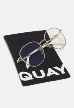 QUAY AUSTRALIA Jezabell Texture Blue Light - Brillen Met Blauwlichtfilter - Gold-Coloured 8 QUAY AUSTRALIA Jezabell Texture Blue Light - Brillen Met Blauwlichtfilter - Gold-Coloured -Damesmode ba26a348e2db4de7a169fa03ddb4c5ed