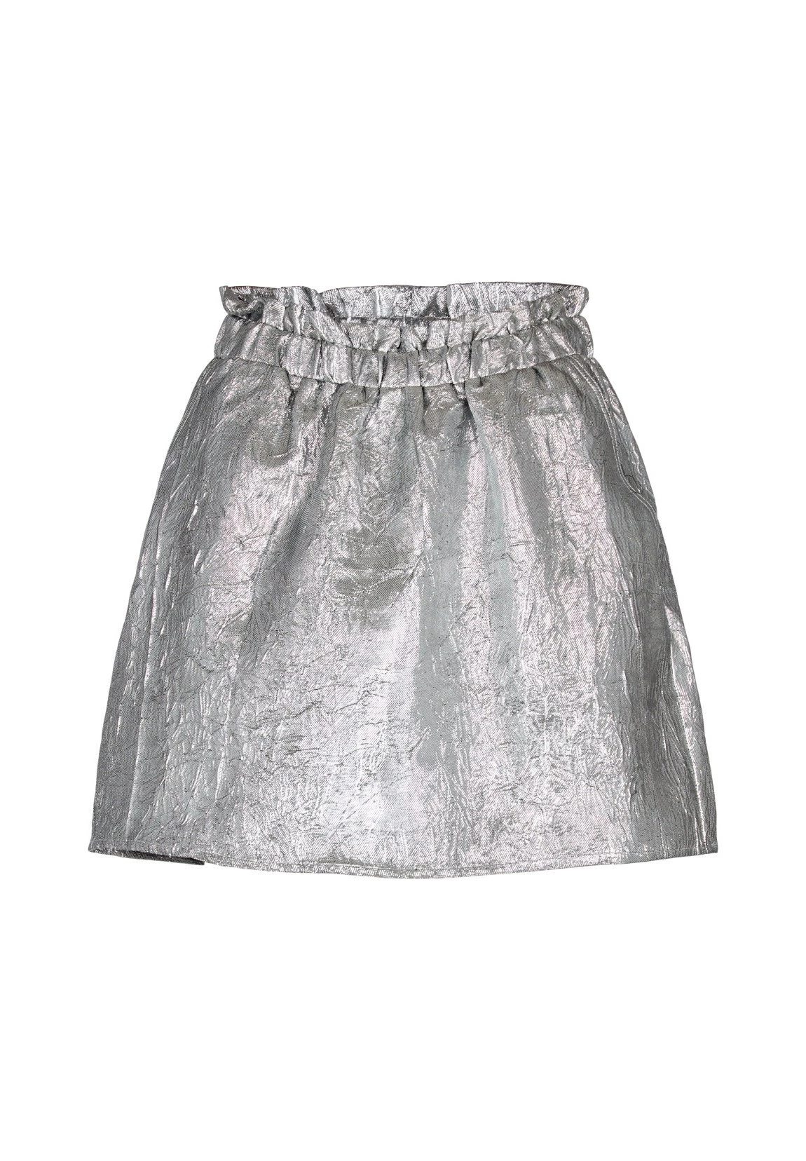 Vina Metallic - Minirok - Silver 1 Vina Metallic - Minirok - Silver