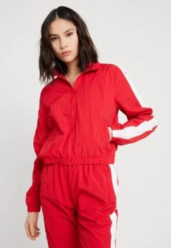 URBAN CLASSICS Crinkle- Trainingsvest - Red/White