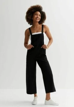 Wide Leg- Tuinbroek - Black