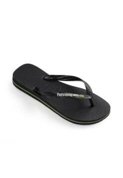 Havaianas Flip Flop Brasil Logo - Teenslippers - Black/Black -Damesmode e0b9e5deb0fa43d79877b4d740a11354