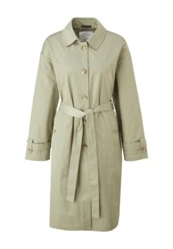 QS By S.Oliver Manteau - Trenchcoat - Light Green -Damesmode efa7a3ec878f47beaf830ea1238ff4d3