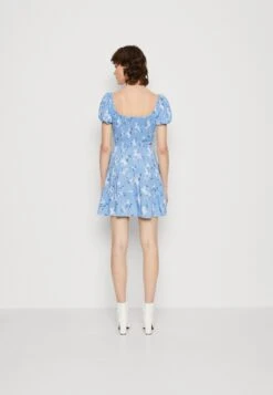 Hollister Co. Channeled Dress - Jurk - Cornflower -Damesmode f56fb666f2e24a1baabd5680bdae4e75