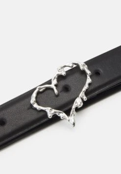 Desigual Belt Heart - Riem - Black -Damesmode feb56bb5b6264b34b6dc06b9c1cd4644